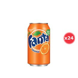 Fanta Orange Canette Pack 33CL X24