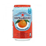 San pellegrino Orange Rouge canette 33CL