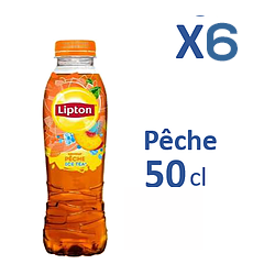 Lipton Ice Tea Pêche 50CL x 6