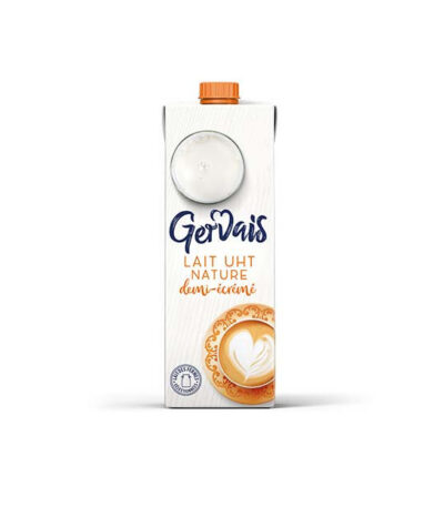 Lait Gervais UHT - Demi Ecrémé 1L