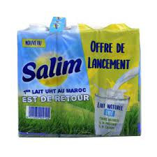 Lait Entier UHT SALIM 0.5L X6