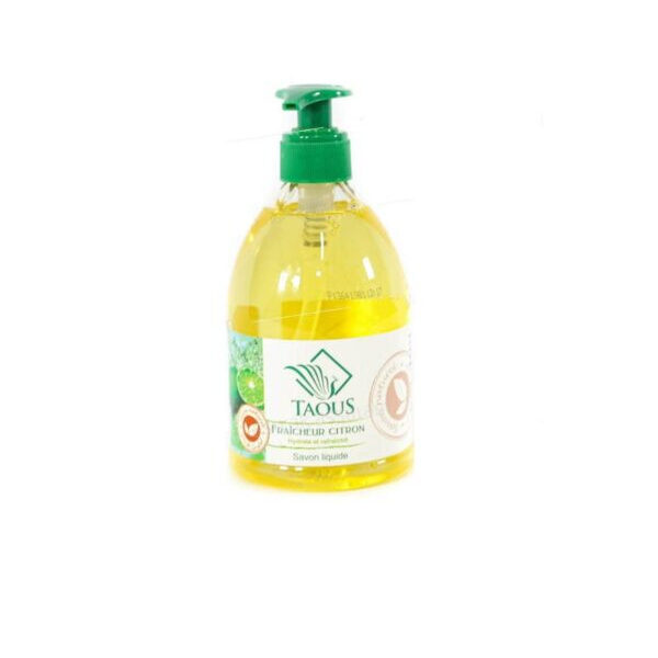 SAVON LIQUIDE AU CITRON TAOUS 500 ML