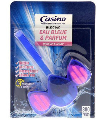 BLOC CASINO WC( eau bleue et javel)