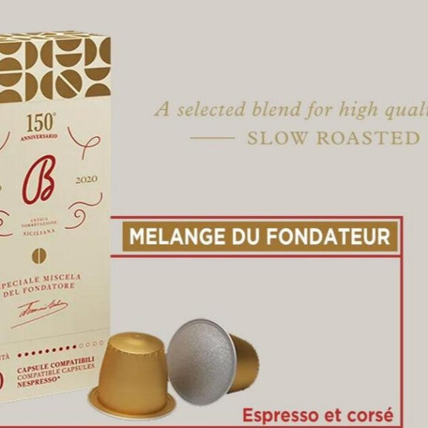 Café BARBERA MÉLANGE DU FONDATEUR * 10 capsules