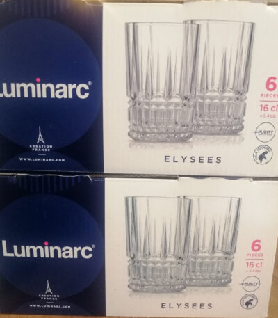 Lot de 6 verres à thé marocain