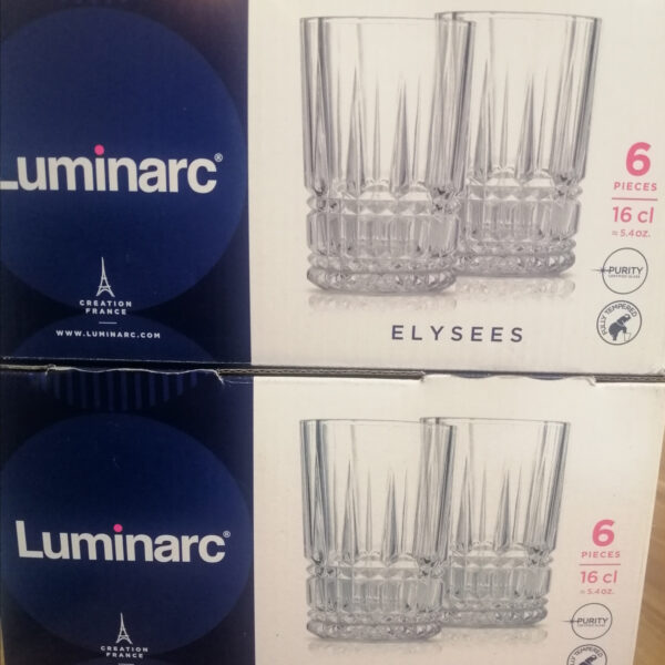 Lot de 6 verres à thé marocain