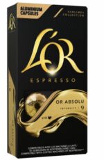 L' OR ABSOLU Intensité 9 10 Capsules Espresso