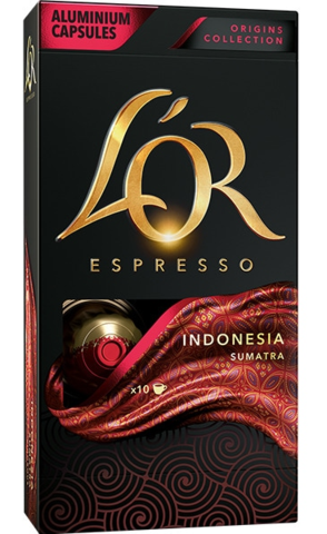Café L'OR Indonésie Sumatra 10 Capsules Espresso