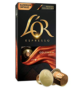 café Colombia Andes L'OR 10 Capsules Espresso