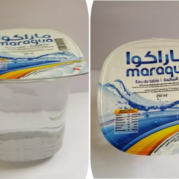 MARAQUA water * 40 gobelets