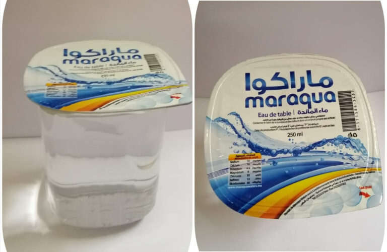 MARAQUA water * 40 gobelets