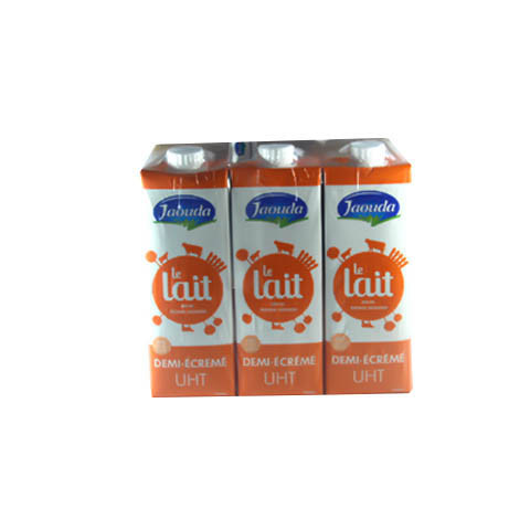 Jaouda UHT Demi Ecreme pack 6X0.5L . Jaouda UHT Demi Ecreme pack 6X0.5L .