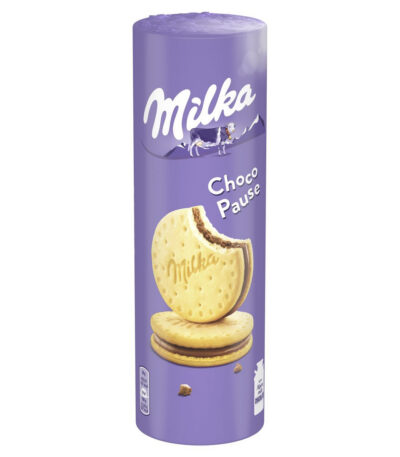 milka choco pause biscuits fourés au chocolat 260g