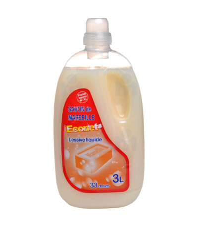 econet Lessive liquide machine savon de marseille 3L