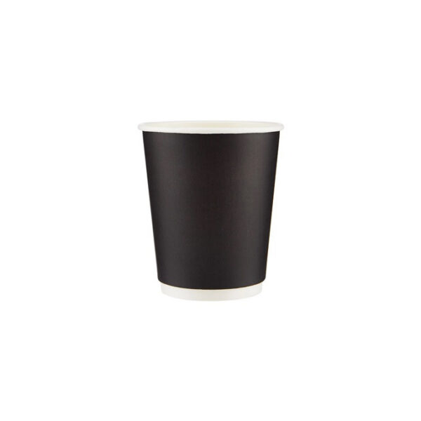 Gobelet Noir en carton 8 OZ *50 pièces