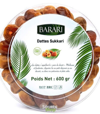 Dattes Sukari - Qualité Premium - 500g - Barari